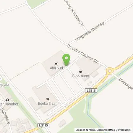 Standortübersicht der Tankstelle ALDI SÜD in 64380 Roßdorf