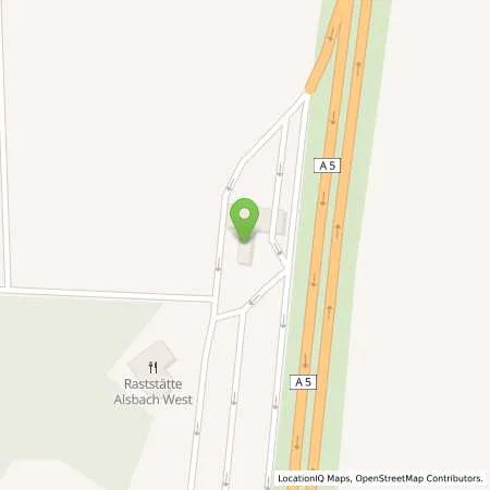 Standortübersicht der Tankstelle Mer Germany GmbH in 64665 Alsbach