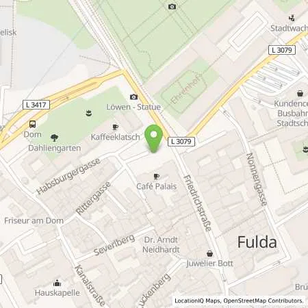 Standortübersicht der Tankstelle RhönEnergie Fulda GmbH in 36037 Fulda