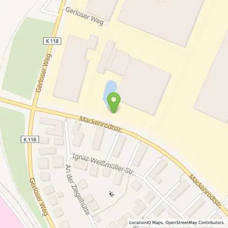 Standortübersicht der Tankstelle RhönEnergie Fulda GmbH in 36039 Fulda