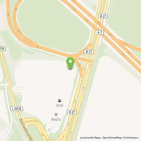 Standortübersicht der Tankstelle Mer Germany GmbH in 36039 Fulda