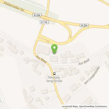 Standortübersicht der Tankstelle RhönEnergie Fulda GmbH in 36041 Fulda