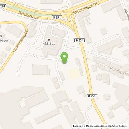 Standortübersicht der Tankstelle RhönEnergie Fulda GmbH in 36043 Fulda