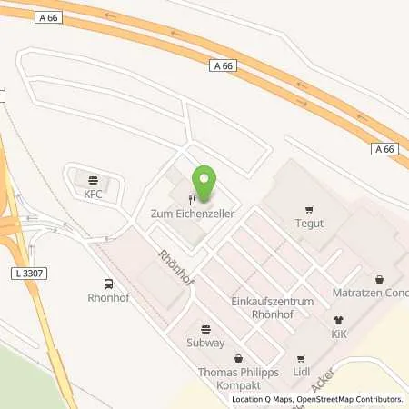 Standortübersicht der Tankstelle Allego GmbH in 36124 Eichenzell