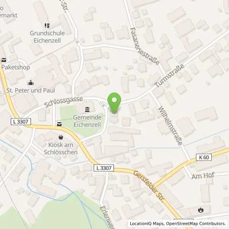 Standortübersicht der Tankstelle RhönEnergie Fulda GmbH in 36124 Eichenzell