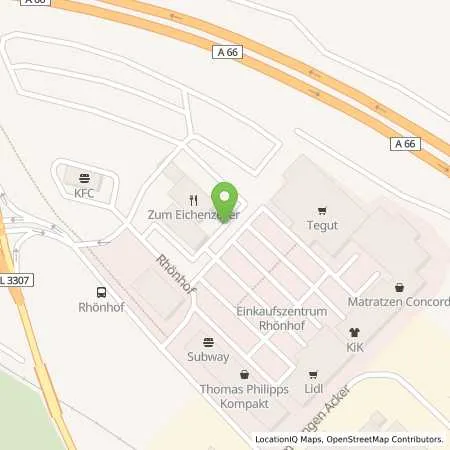 Standortübersicht der Tankstelle IONITY GmbH in 36124 Eichenzell