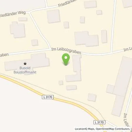 Standortübersicht der Tankstelle RhönEnergie Fulda GmbH in 36132 Eiterfeld