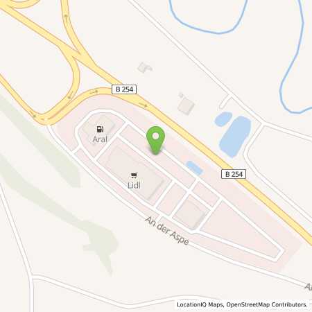 Standortübersicht der Strom (Elektro) Tankstelle: Lidl Dienstleistung GmbH & Co. KG in 36137, Groenlder