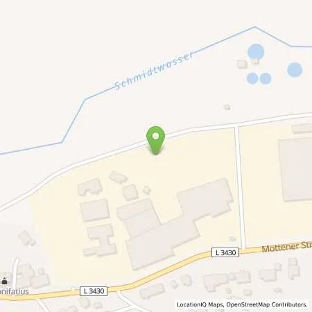 Standortübersicht der Tankstelle RhönEnergie Fulda GmbH in 36148 Kalbach