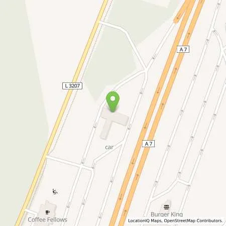 Standortübersicht der Tankstelle Mer Germany GmbH in 36148 Kalbach