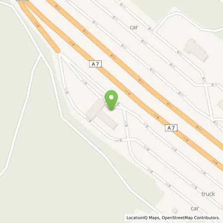 Standortübersicht der Tankstelle Mer Germany GmbH in 36151 Burghaun