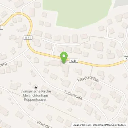 Standortübersicht der Tankstelle RhönEnergie Fulda GmbH in 36163 Poppenhausen