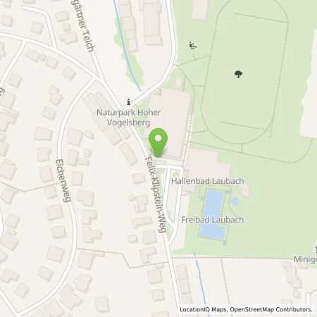 Standortübersicht der Tankstelle Oberhessische Versorgungsbetriebe AG in 35321 Laubach