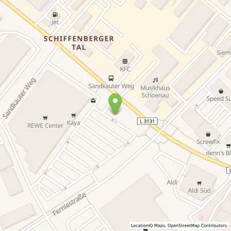 Standortübersicht der Tankstelle Fastned Deutschland GmbH & Co. KG in 35394 Gießen