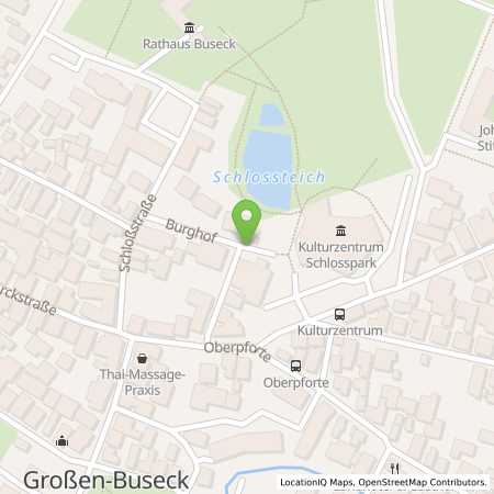 Standortübersicht der Strom (Elektro) Tankstelle: Gemeinde Buseck in 35418, Buseck