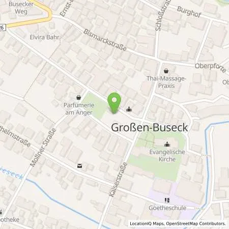 Standortübersicht der Tankstelle Gemeinde Buseck in 35418 Großen Buseck