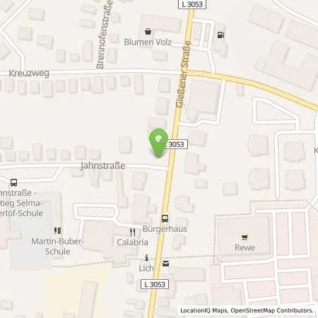 Standortübersicht der Tankstelle Autohaus Schmidt OHG in 35423 Lich