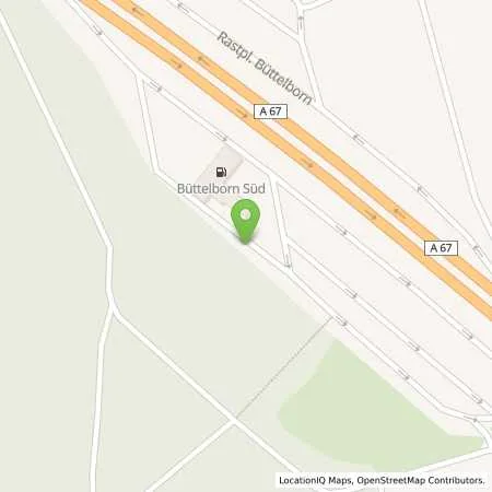 Standortübersicht der Tankstelle EnBW mobility+ AG und Co.KG in 64572 Büttelborn