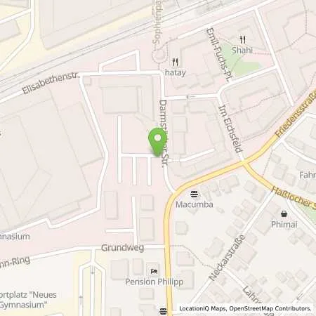 Standortübersicht der Tankstelle Autowerk RM GmbH in 65428 Rüsselsheim