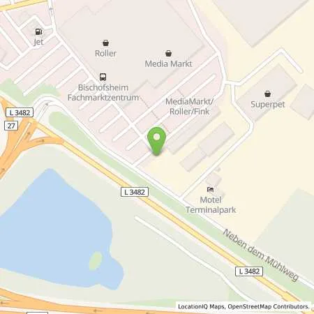 Standortübersicht der Tankstelle Allego GmbH in 65474 Bischofsheim