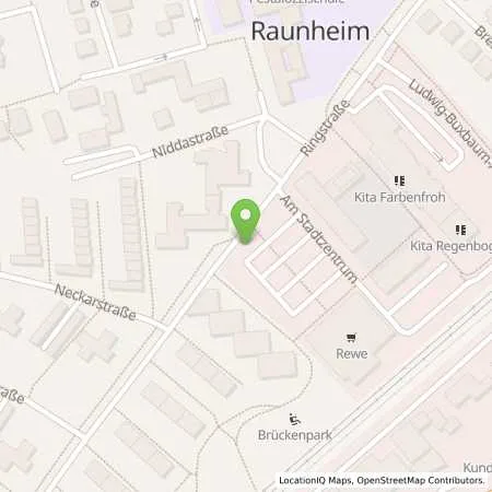 Standortübersicht der Tankstelle Mainzer Stadtwerke AG in 65479 Raunheim