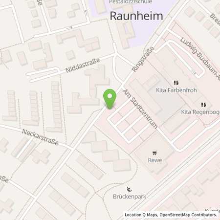 Standortübersicht der Strom (Elektro) Tankstelle: Mainzer Stadtwerke AG in 65479, Raunheim