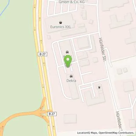 Standortübersicht der Tankstelle Allego GmbH in 36251 Bad Hersfeld