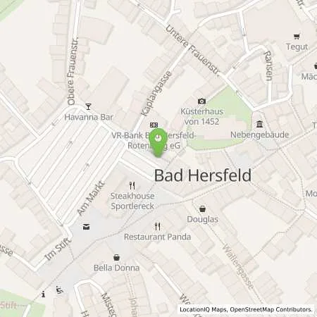 Standortübersicht der Tankstelle Stadtwerke Bad Hersfeld GmbH in 36251 Bad Hersfeld