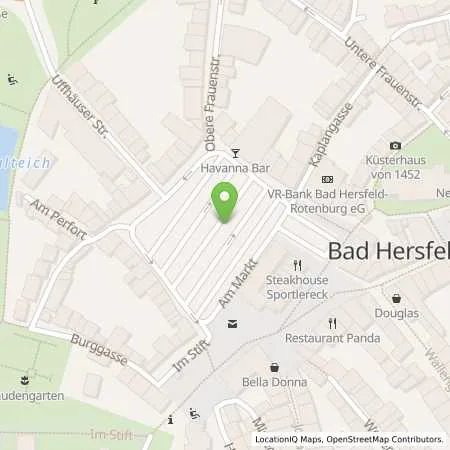 Standortübersicht der Tankstelle Stadtwerke Bad Hersfeld GmbH in 36251 Bad Hersfeld