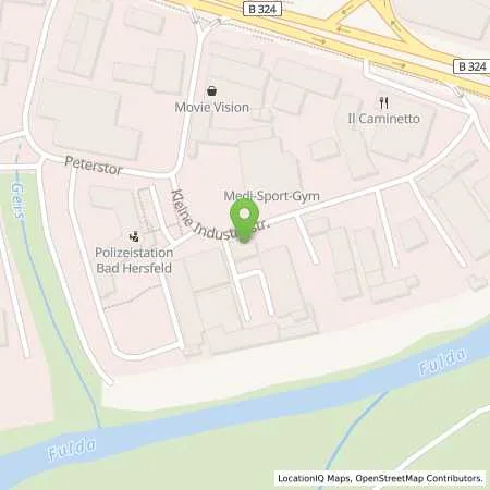 Standortübersicht der Tankstelle Autohaus Krah & Enders GmbH in 36251 Bad Hersfeld