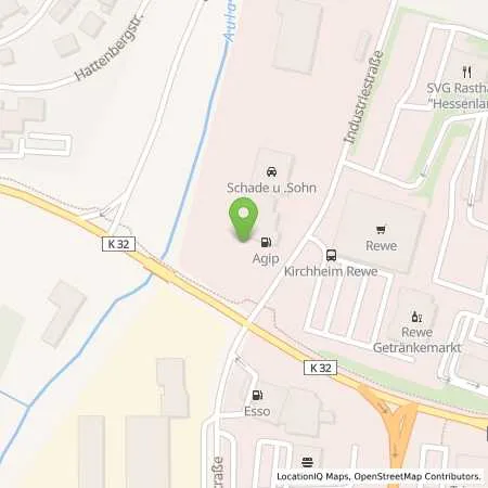 Standortübersicht der Tankstelle IONITY GmbH in 36275 Kirchheim