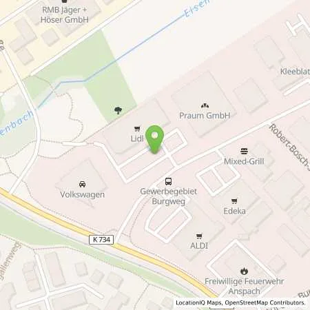 Standortübersicht der Tankstelle Lidl Dienstleistung GmbH & Co. KG in 61267 Neu Anspach