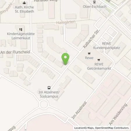 Standortübersicht der Tankstelle Stadtwerke Bad Homburg in 61352 Bad Homburg