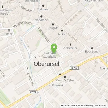 Standortübersicht der Tankstelle Stadtwerke Oberursel (Taunus) GmbH in 61440 Oberursel