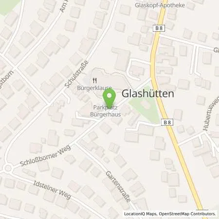 Standortübersicht der Tankstelle Mainova AG in 61479 Glashütten