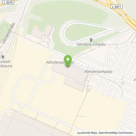 Standortübersicht der Tankstelle VW Kraftwerk GmbH in 34225 Baunatal