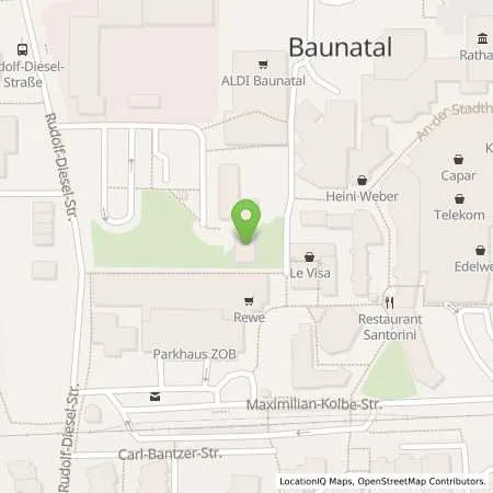 Standortübersicht der Tankstelle EAM Netz GmbH in 34255 Baunatal