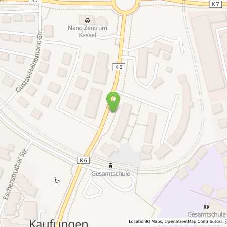 Standortübersicht der Strom (Elektro) Tankstelle: Gemeindevorstand der Gemeinde Kaufungen in 34260, Kaufungen