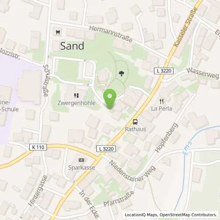 Standortübersicht der Tankstelle Gewmeindevorstand der Gemeinde Bad Emstal in 34308 Bad Emstal