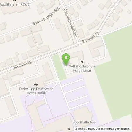 Standortübersicht der Tankstelle EAM Netz GmbH in 34369 Hofgeismar