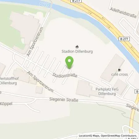 Standortübersicht der Tankstelle EnBW mobility+ AG und Co.KG in 35683 Dillenburg