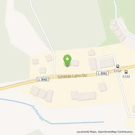 Standortübersicht der Tankstelle EAM Netz GmbH in 35688 Dillenburg/Oberscheld