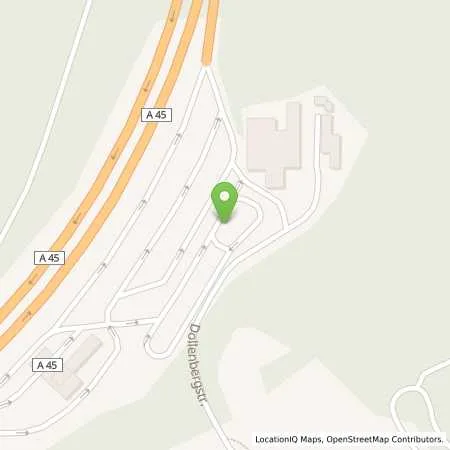 Standortübersicht der Tankstelle EnBW mobility+ AG und Co.KG in 35745 Herborn