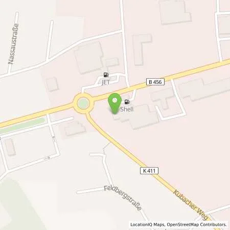 Standortübersicht der Tankstelle Autohaus Bilia GmbH & Co. KG in 35781 Weilburg