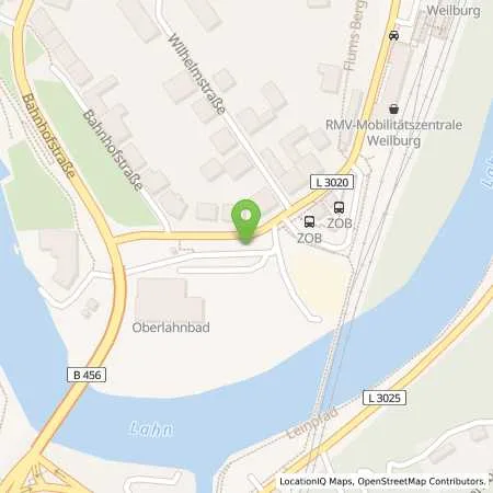 Standortübersicht der Tankstelle Stadtwerke Weilburg GmbH in 35781 Weilburg