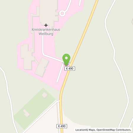 Standortübersicht der Strom (Elektro) Tankstelle: Stadtwerke Weilburg GmbH in 35781, Weilburg