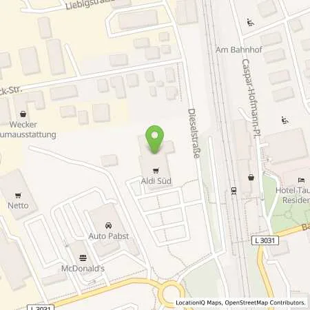 Standortübersicht der Tankstelle ALDI SÜD in 65520 Bad Camberg