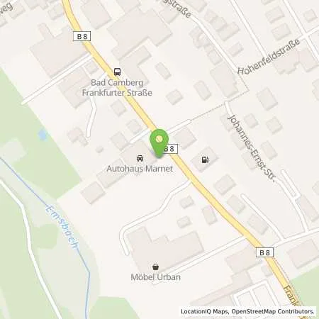 Standortübersicht der Tankstelle Autohaus Marnet GmbH & Co. KG in 65520 Bad Camberg
