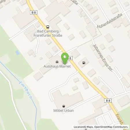 Standortübersicht der Tankstelle Autohaus Marnet GmbH & Co.KG in 65520 Bad Camberg