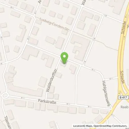 Standortübersicht der Tankstelle Energieversorgung Limburg GmbH in 65549 Limburg